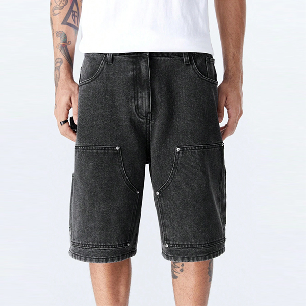 hongfeng offers men's jeans shorts in trendy denim styles for every occasion.